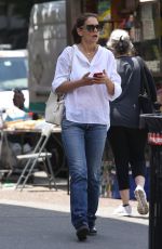 KATIE HOLMES and LAURA LINNEY Out in New York 06/29/2023