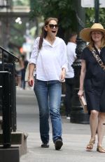 KATIE HOLMES and LAURA LINNEY Out in New York 06/29/2023