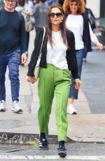 KATIE HOLMES Out and About in New York 06/23/2023