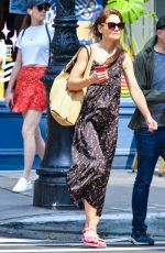 KATIE HOLMES Out with a Friend in New York 06/19/2023