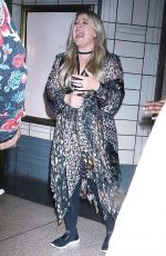 KELLY CLARKSON at Surprise Performance at Rockefeller Center Subway Station in New York 06/22/2023