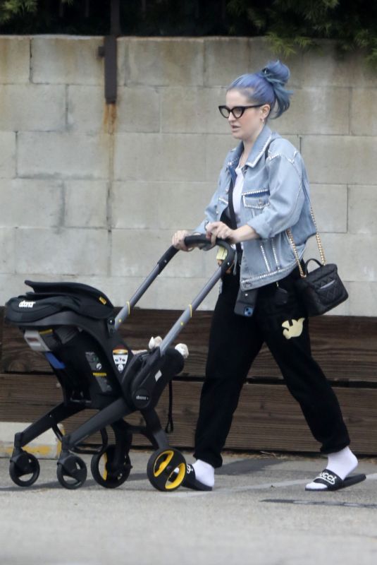 KELLY OSBOURNE Out with Her Baby in Los Angeles 05/30/2023