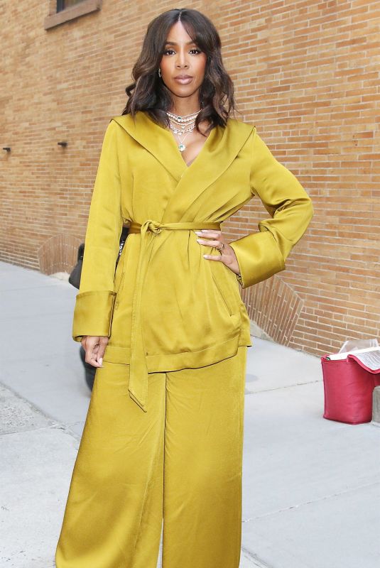KELLY ROWLAND Arrives at Today Show in New York 05/31/2023