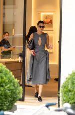 KENDALL JENNER Shopping at Bottega Veneta in Paris 06/26/2023