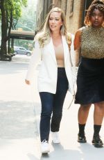 KENDRA WILKINSON Leaves Tamron Hall in New York 06/07/2023