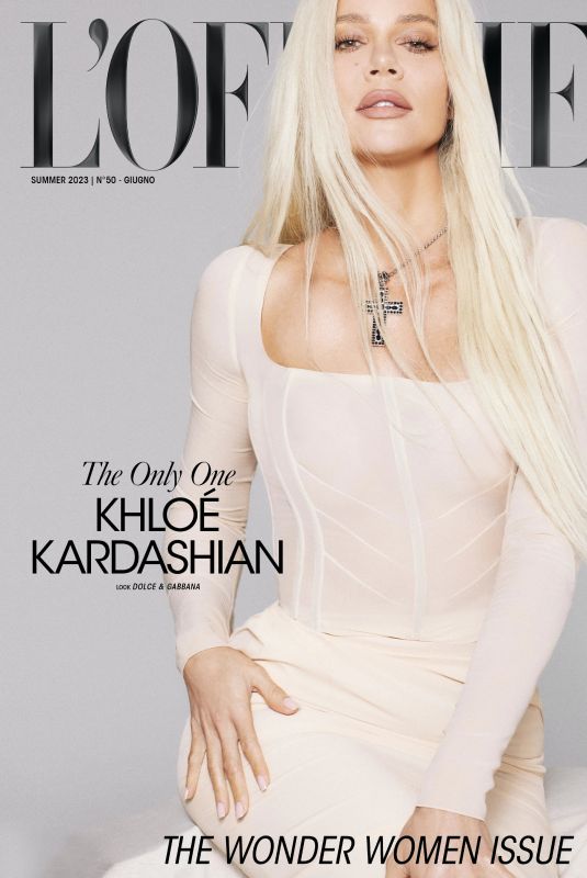 KHLOE KARDASHIAN for L’officiel Italy, June 2023