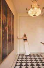 KIERNAN SHIPKA Getting Ready for Max Mara Resort 2024 Fashion Show for Harper