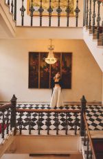 KIERNAN SHIPKA Getting Ready for Max Mara Resort 2024 Fashion Show for Harper