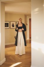 KIERNAN SHIPKA Getting Ready for Max Mara Resort 2024 Fashion Show for Harper