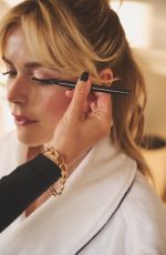 KIERNAN SHIPKA Getting Ready for Max Mara Resort 2024 Fashion Show for Harper