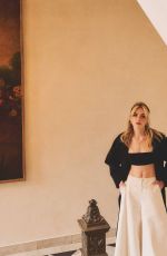 KIERNAN SHIPKA Getting Ready for Max Mara Resort 2024 Fashion Show for Harper