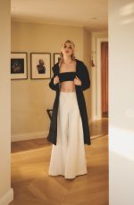 KIERNAN SHIPKA Getting Ready for Max Mara Resort 2024 Fashion Show for Harper