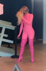 KIM and KHLOE KARADASHIAN Take Their Daughters to Barbie World x Paul Mitchell Exhibition in Santa Monica 06/14/2023