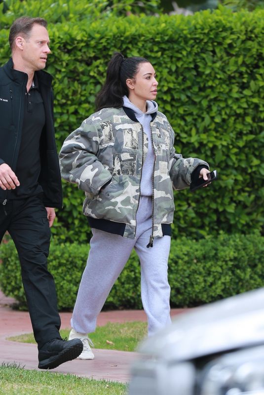 KIM KARDASHIAN Out and About in Beverly Hills 06/15/2023