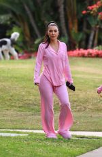 KIM KARDASHIAN Out for a Barbie Themed Pajama Birthday Party in Beverly Hills 06/14/2023