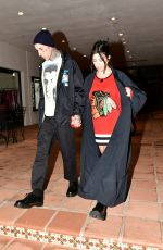 KOURTNEY KARDASHIAN and Travis Barker Leaves Taverna Tony in Malibu 06/02/2023