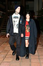KOURTNEY KARDASHIAN and Travis Barker Leaves Taverna Tony in Malibu 06/02/2023