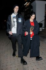 KOURTNEY KARDASHIAN and Travis Barker Leaves Taverna Tony in Malibu 06/02/2023