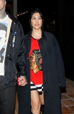 KOURTNEY KARDASHIAN and Travis Barker Leaves Taverna Tony in Malibu 06/02/2023
