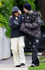 KOURTNEY KARDASHIAN and Travis Barker Out in West Hollywood 05/31/2023