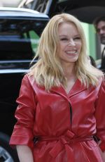 KYLIE MINOGUE Arrives at Watch What Happens Live Studio in New York 06/19/2023