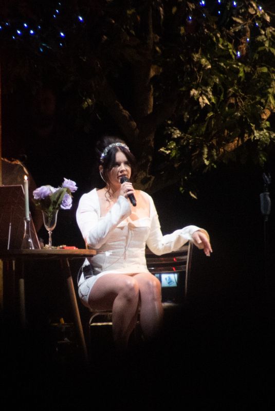 LANA DEL REY Performs at Other Stage at Glastonbury Festival 06/24/2023