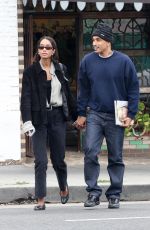LAURA HARRIER and Sam Jarou Out for Lunch in Studio City 05/31/2023