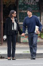 LAURA HARRIER and Sam Jarou Out for Lunch in Studio City 05/31/2023