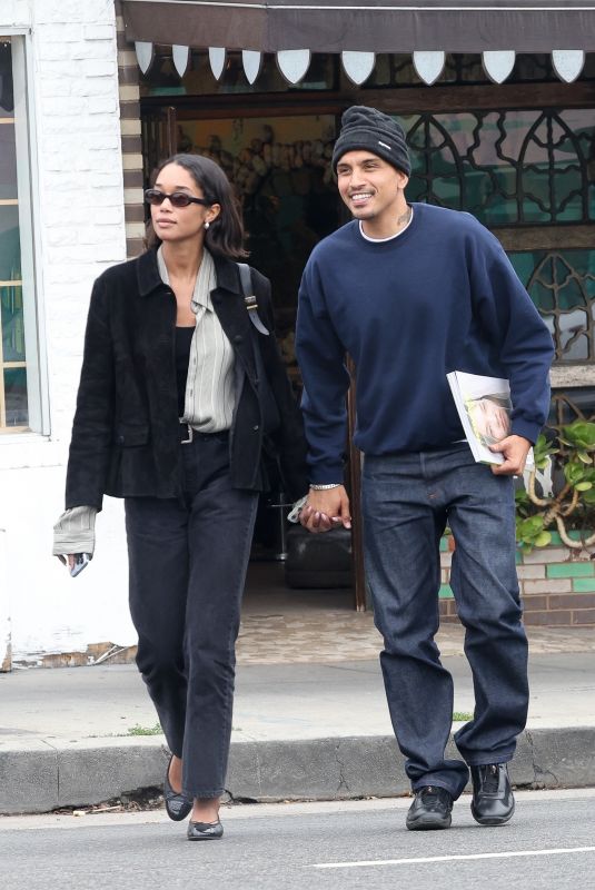 LAURA HARRIER and Sam Jarou Out for Lunch in Studio City 05/31/2023