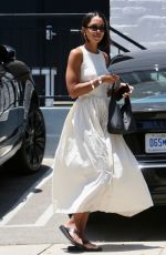 LAURA HARRIER Arrives at a Hair Salon in Beverly Hills 06/22/2023