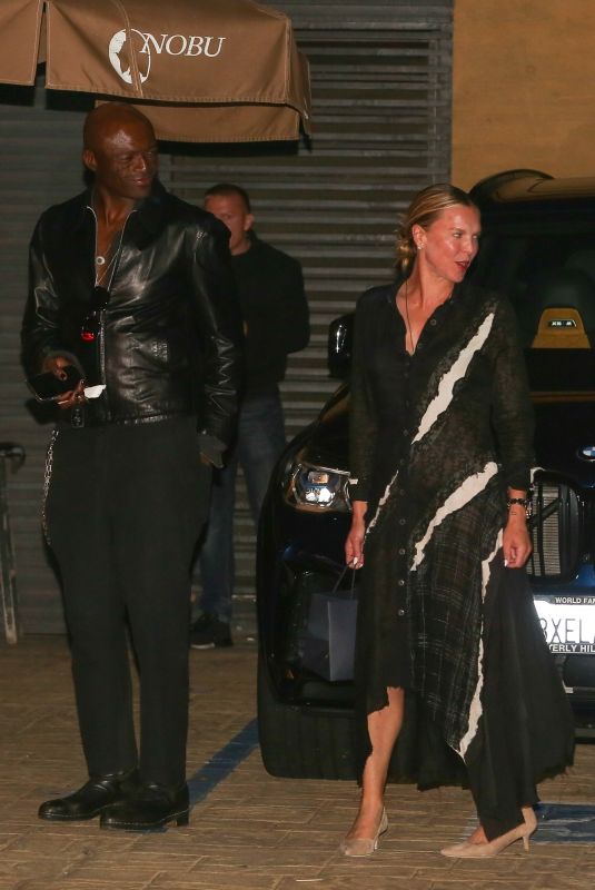 LAURA STRAYER and Seal Leaves Nobu in Malibu 06/19/2023