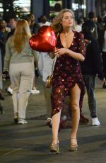 LAURA WHITMORE Night Out at Leicester Square in London 06/16/2023