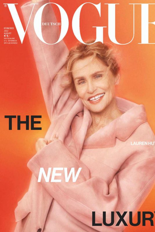 LAUREN HUTTON for Vogue Germany, July/august 2023