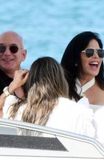 LAUREN SANCHEZ and Jeff Bezos with Friends in Sardinia in Porto Cervo 06/23/2023