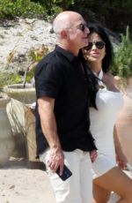 LAUREN SANCHEZ and Jeff Bezos with Friends in Sardinia in Porto Cervo 06/23/2023