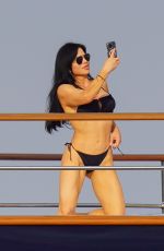 LAUREN SANCHEZ in Bikini at a Yacht in Beaulieu sur Mer 06/16/2023