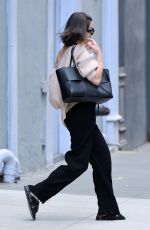 LEA MICHELE Heading to Her Matinee Performance of Funny Girl in New York 06/04/2023