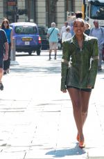 LEIGH-ANNE PINNOCK Arrives at Global Radio in London 06/14/2023