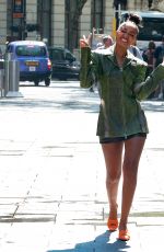 LEIGH-ANNE PINNOCK Arrives at Global Radio in London 06/14/2023