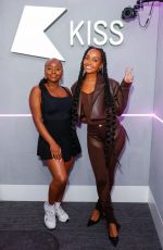 LEIGH-ANNE PINNOCK at Kiss Breakfast at 1 Golden Square in London 06/16/2023