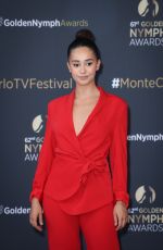 LENA MAHFOUF at Golden Nymphs Award in Monte-carlo TV Festival 06/20/2023