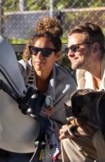 LEONA LEWIS and Dennis Jauch Out with Their Baby and Dog at a Local Park 06/20/2023