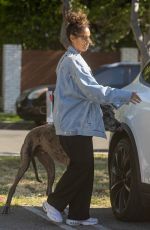 LEONA LEWIS and Dennis Jauch Out with Their Baby and Dog at a Local Park 06/20/2023