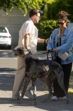 LEONA LEWIS and Dennis Jauch Out with Their Baby and Dog at a Local Park 06/20/2023