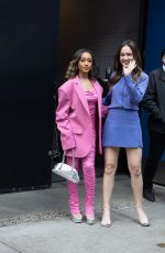 LEXI UNDERWOOD and SADIE STANLEY Arrives at Good Morning America in New York 06/08/2023