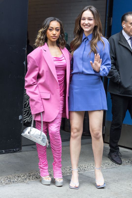 LEXI UNDERWOOD and SADIE STANLEY Arrives at Good Morning America in New York 06/08/2023