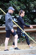 LISA JOYNER and Jon Cryer Out Walking in Los Angeles 06/25/2023