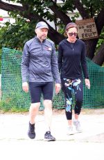 LISA JOYNER and Jon Cryer Out Walking in Los Angeles 06/25/2023