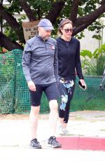 LISA JOYNER and Jon Cryer Out Walking in Los Angeles 06/25/2023
