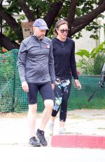 LISA JOYNER and Jon Cryer Out Walking in Los Angeles 06/25/2023